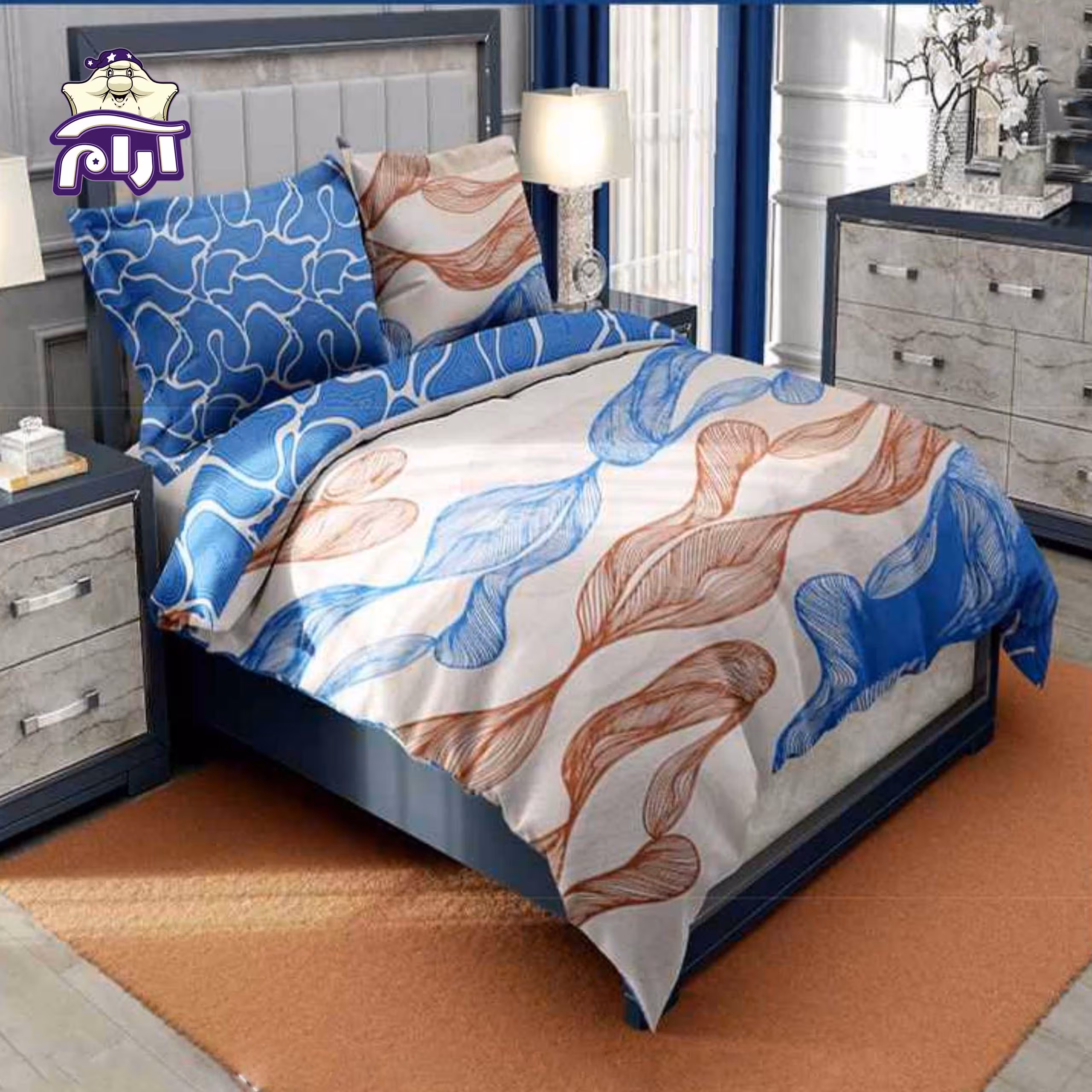 سرویس روتختی لحاف یک نفره سارای 3 تکه کد 1217