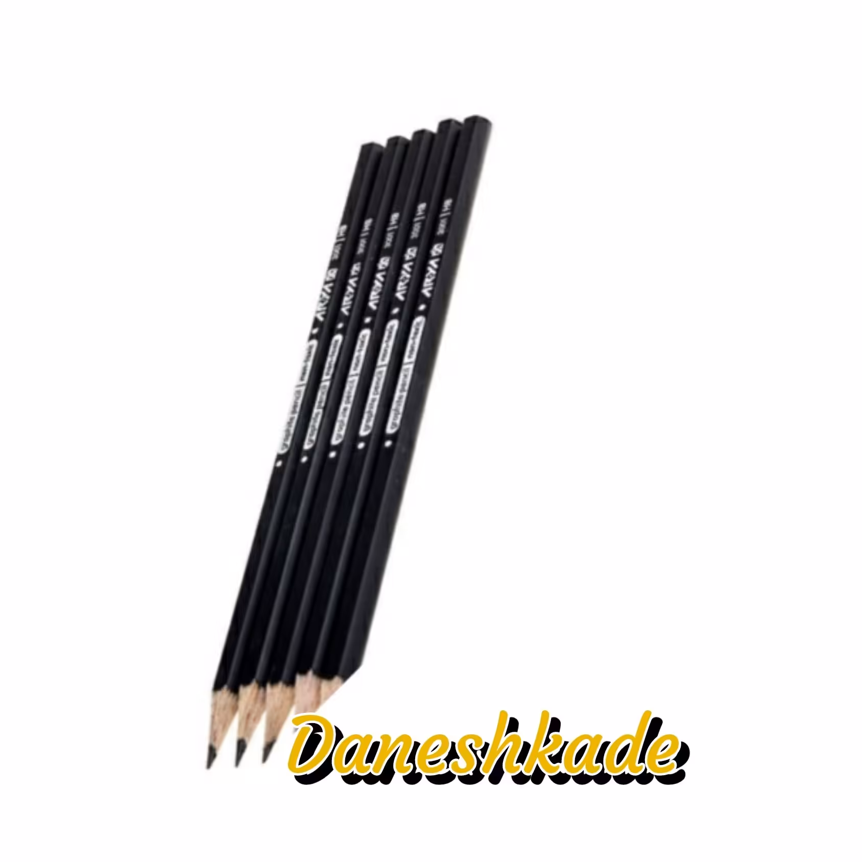 مداد مشکی آریا 5عددی