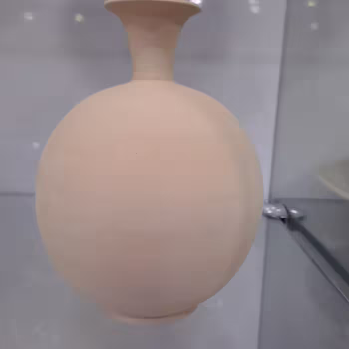 گلدان توپی سفالی 
