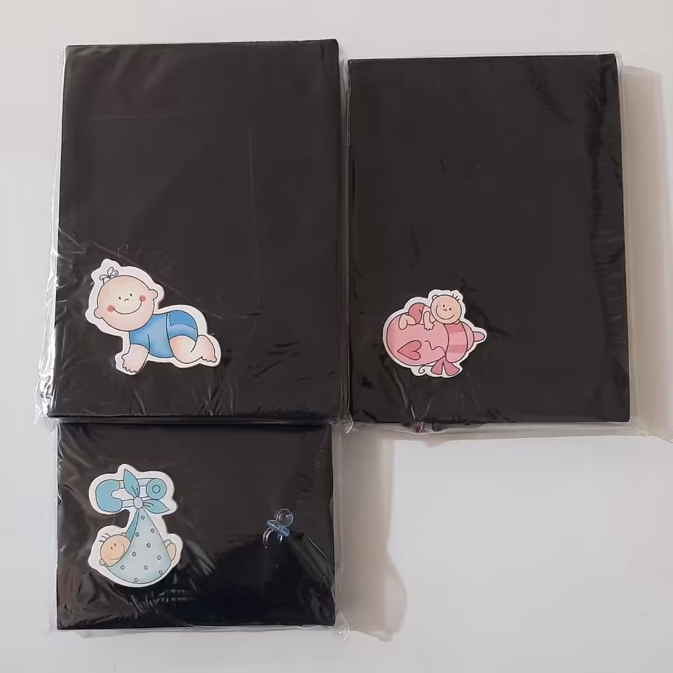 دفتر فانتزی جلد مخملی ته چسب صد برگ  سایز 13 در17 در 6 طرح پسرانه و دخترانه دارای نشانگر پستانکی و برچسب نشانگر 