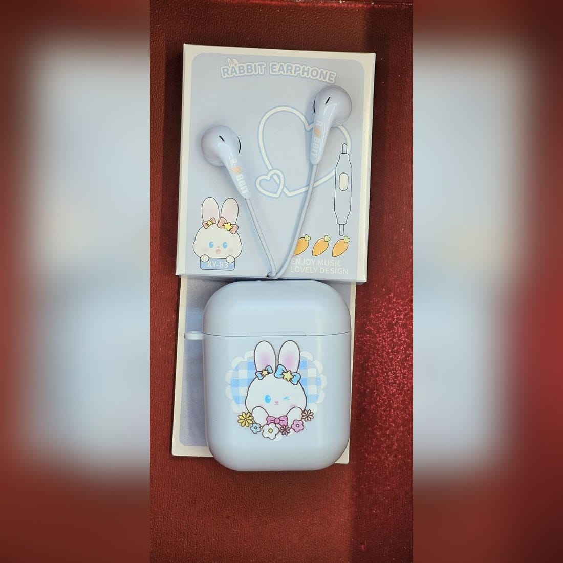 هندزفری عروسکی کيف دار xy-83rabbit earphone خرگوش - امین 24 امانت دار اعتماد شما