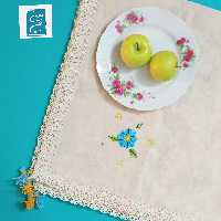 سفره پارچه ای طرح کلزا