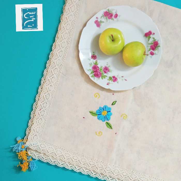 سفره پارچه ای طرح کلزا
