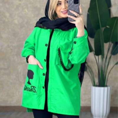 مانتو اسپرت زنانه داکرون مدل باربی