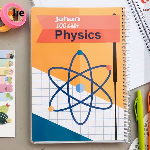 دفتر 100 برگ مجلد جهان طرح 105