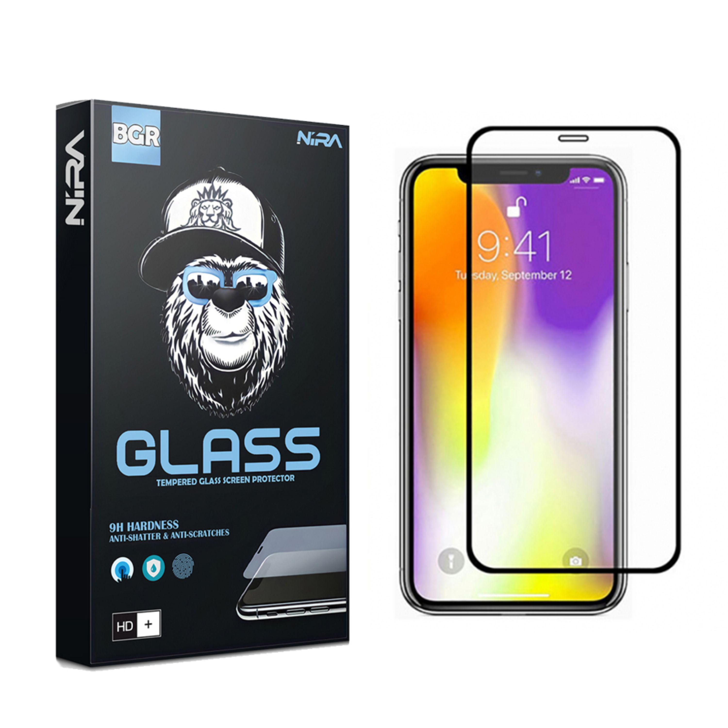 محافظ صفحه نمایش سرامیکی نیرا مناسب برای گوشی موبایل اپل iPhone 12 Pro