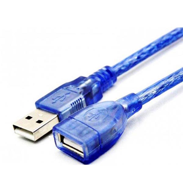 کابل افزایش طول 0.5 متری USB شیلددار