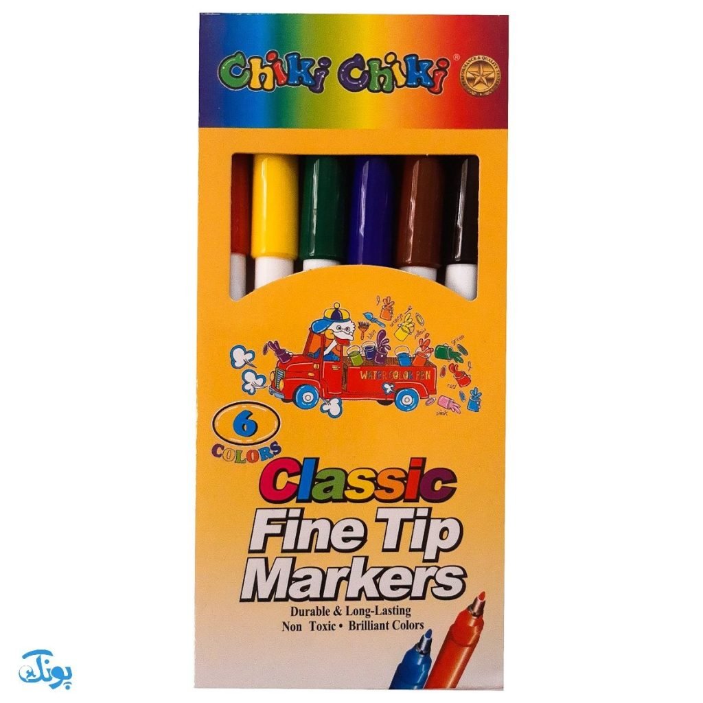 ماژیک رنگ آمیزی 6 رنگ چیکی چیکی