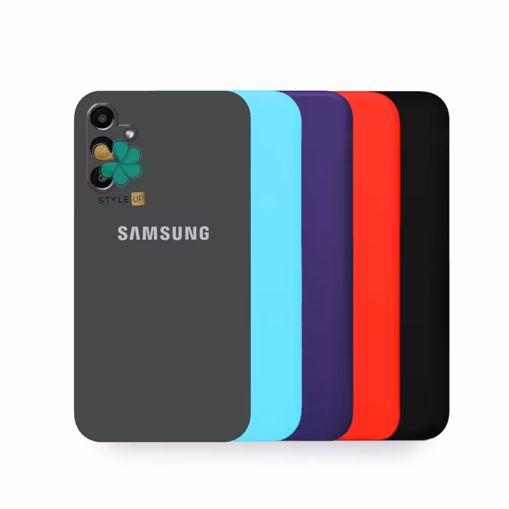 قاب گوشی سیلیکونی محافظ لنز دار مناسب سامسونگ Galaxy A15 5G