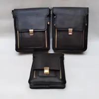 کیف دوشی اسپرت چرم گاوی جای کارت 3 عدد 2عدد جیب مجزا بند دوشی ابعاد 24در18