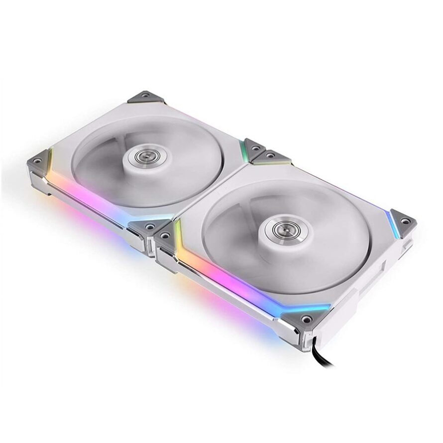 فن کیس لیان لی UNI Fan SL140 RGB White بسته 2 عددی