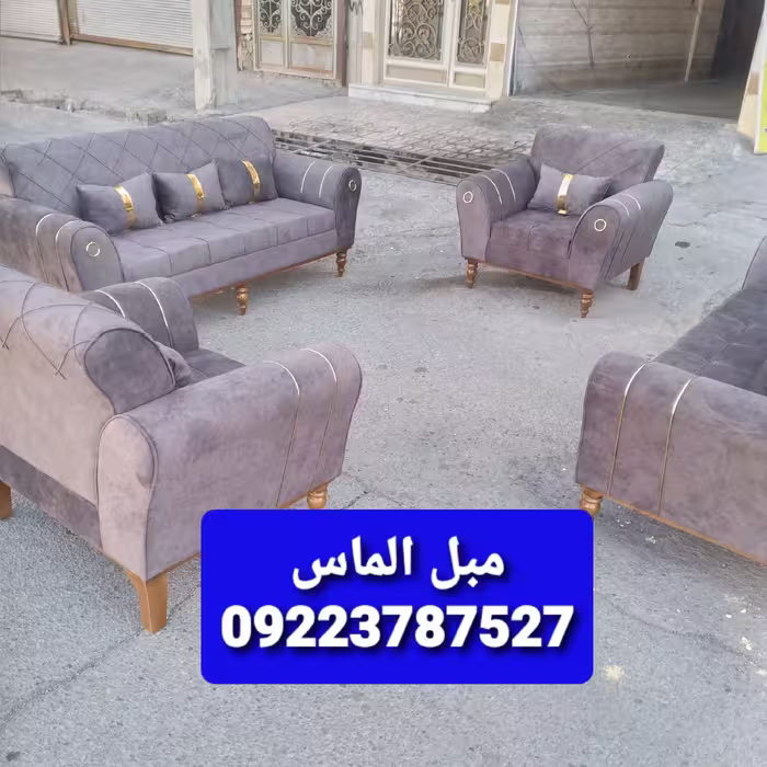 مبل نیو اسکارلت پایه خراطی رودی فوم سرد پارچه مسکو 
