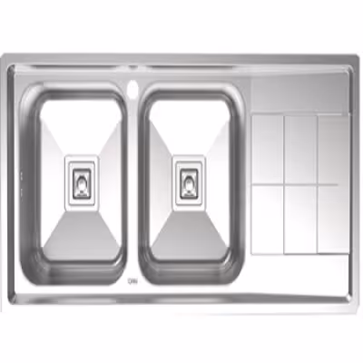 سینک ظرفشویی توکار کن مدل S8152