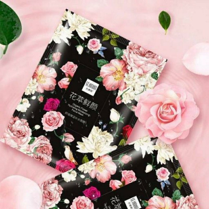 ماسک ورقه ای عصاره گل رز سنانا 