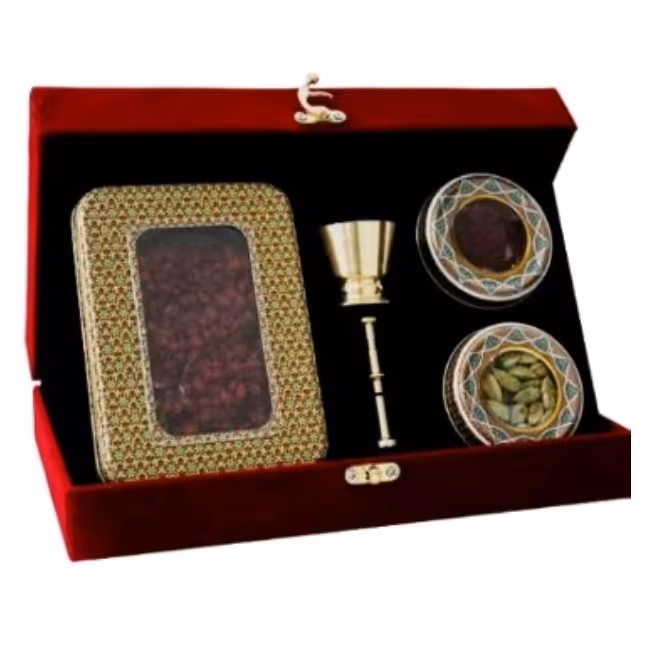 پک هدیه زعفران و هل و زرشک