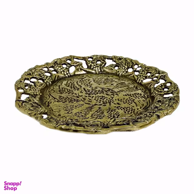 بشقاب برنجی مدل انگور کد 102862