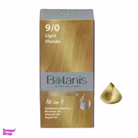 کیت رنگ مو بوتانیس شماره 9/0 رنگ بلوند روشن حجم 60 میلی لیتر