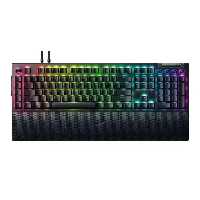 کیبورد با سیم گیمینگ ریزر مدل Blackwidow V4 pro Green Switches