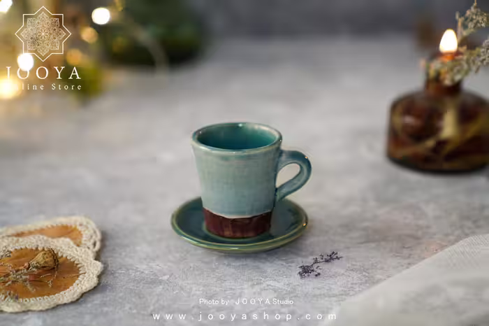 قهوه خوری سرامیکی یشمی