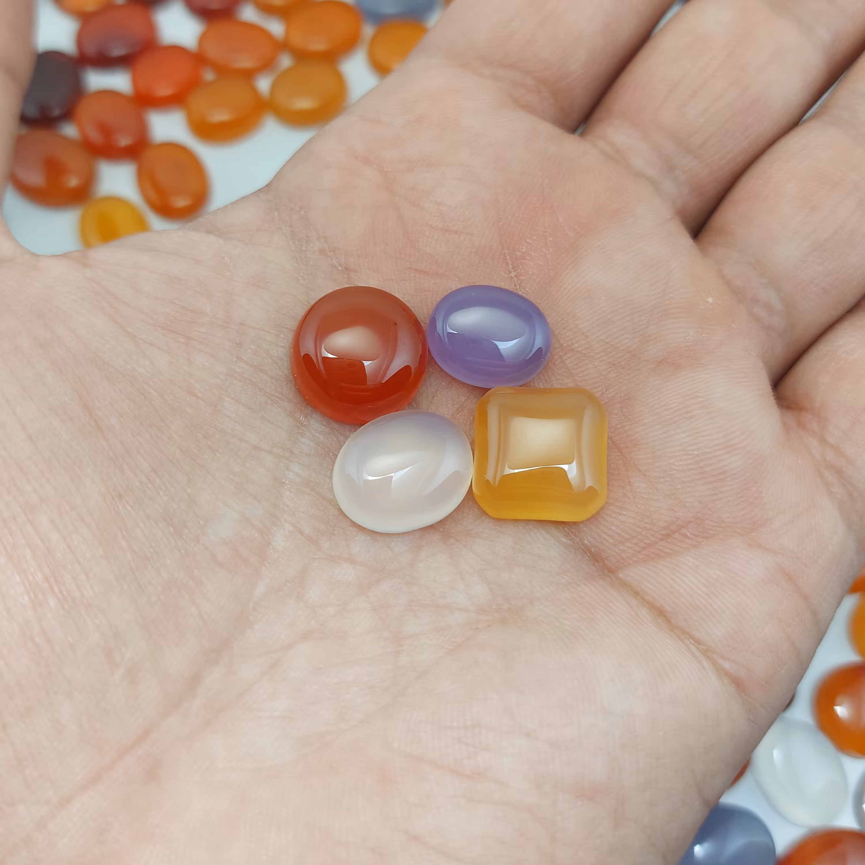 4 عدد عقیق نخبه یمنی