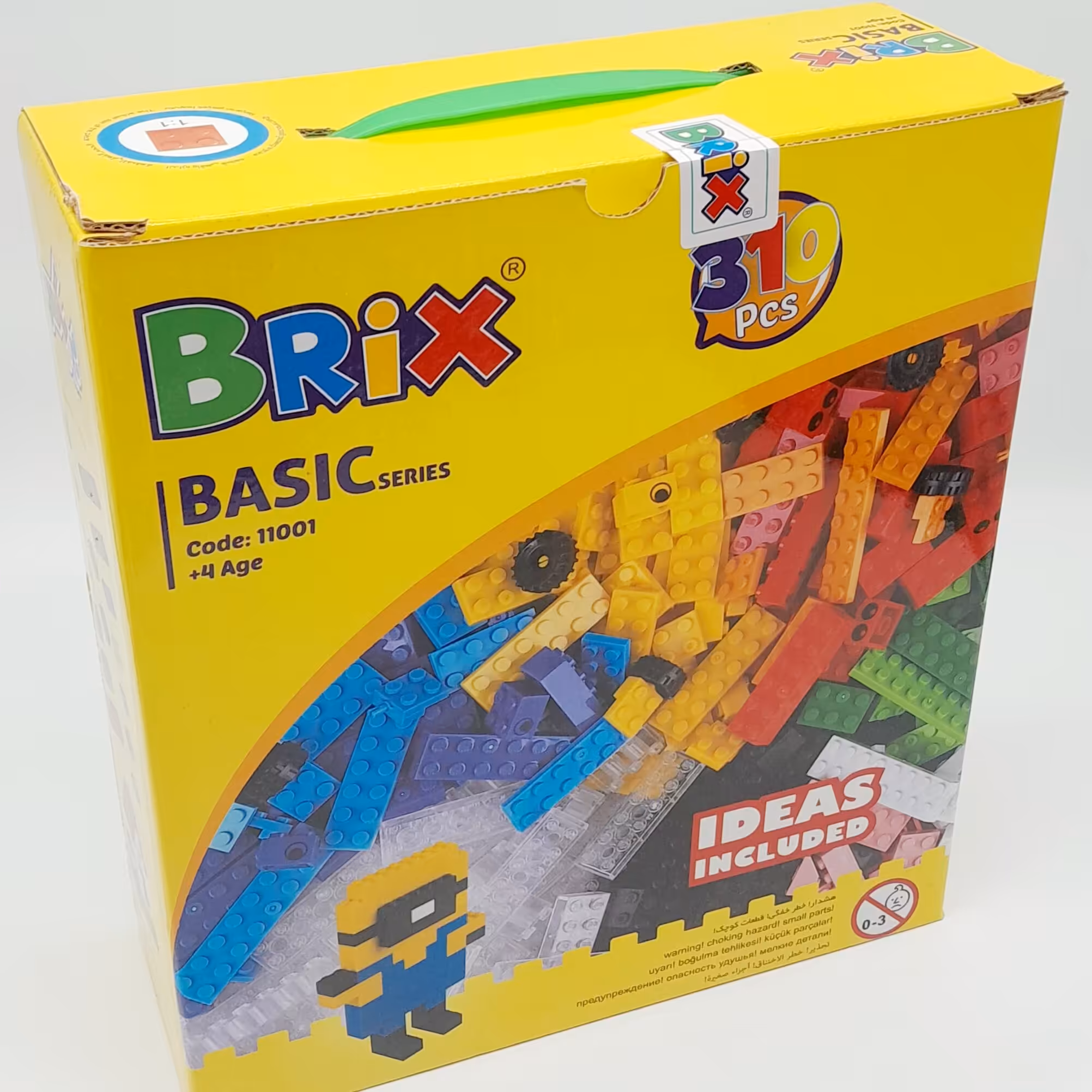 لگو بریکس 310 تکه - لگو ساختنی خانه سازی آجری ریز با کیفیت طرح کلاسیک