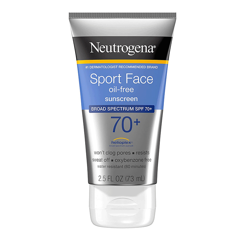 لوسیون ضد آفتاب صورت بدون روغن اسپرت نوتروژینا Neutrogena Sport Face Oil-Free Lotion Sunscreen with Broad Spectrum SPF 7 • خوش آرا