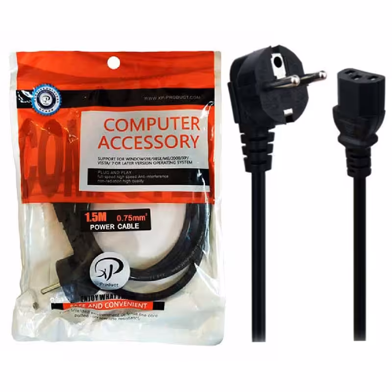 کابل برق پاور 1.5 متری ایکس پی