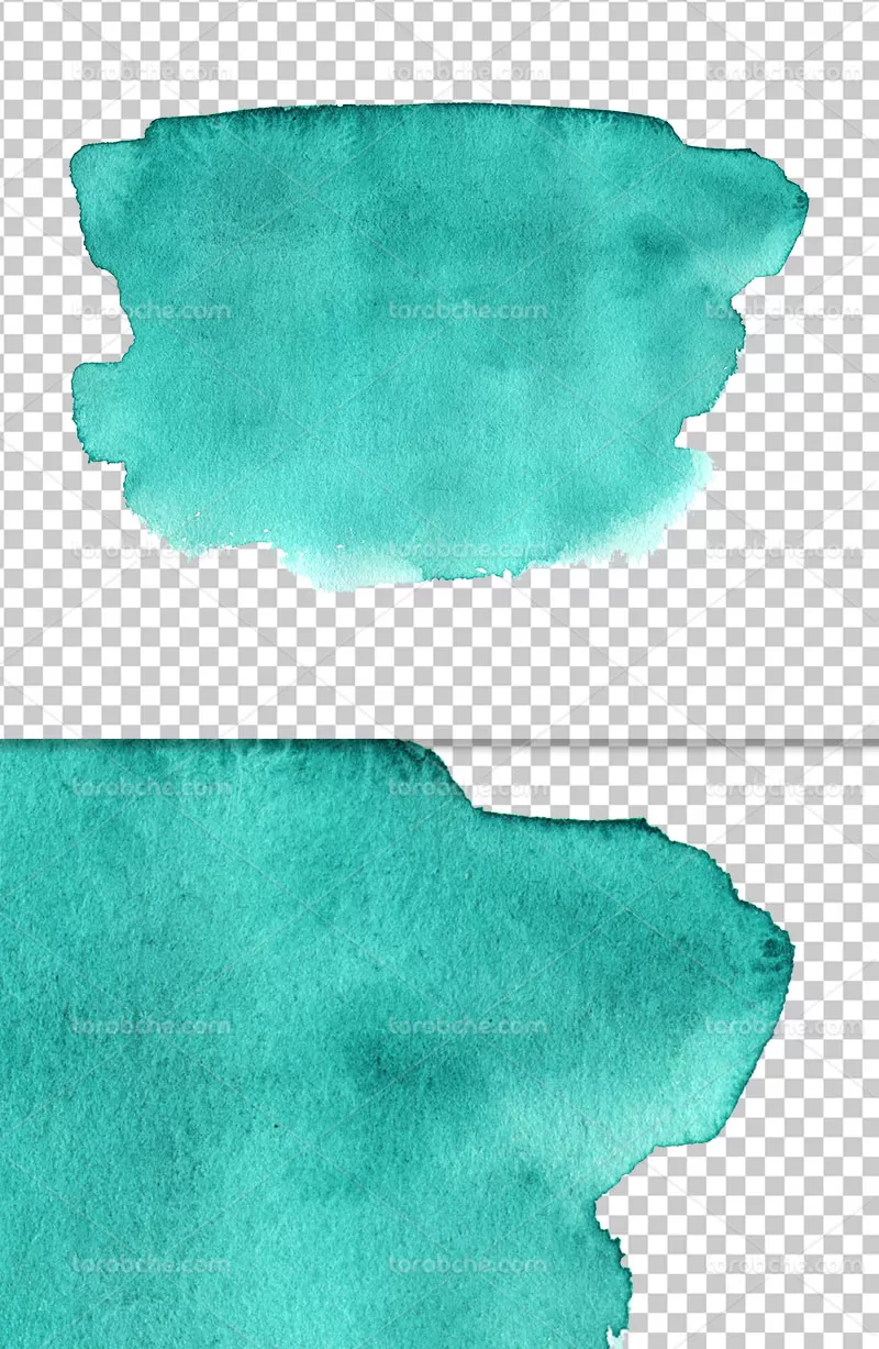 عکس دوربری شده لکه آبرنگ | گرافیک با طعم تربچه