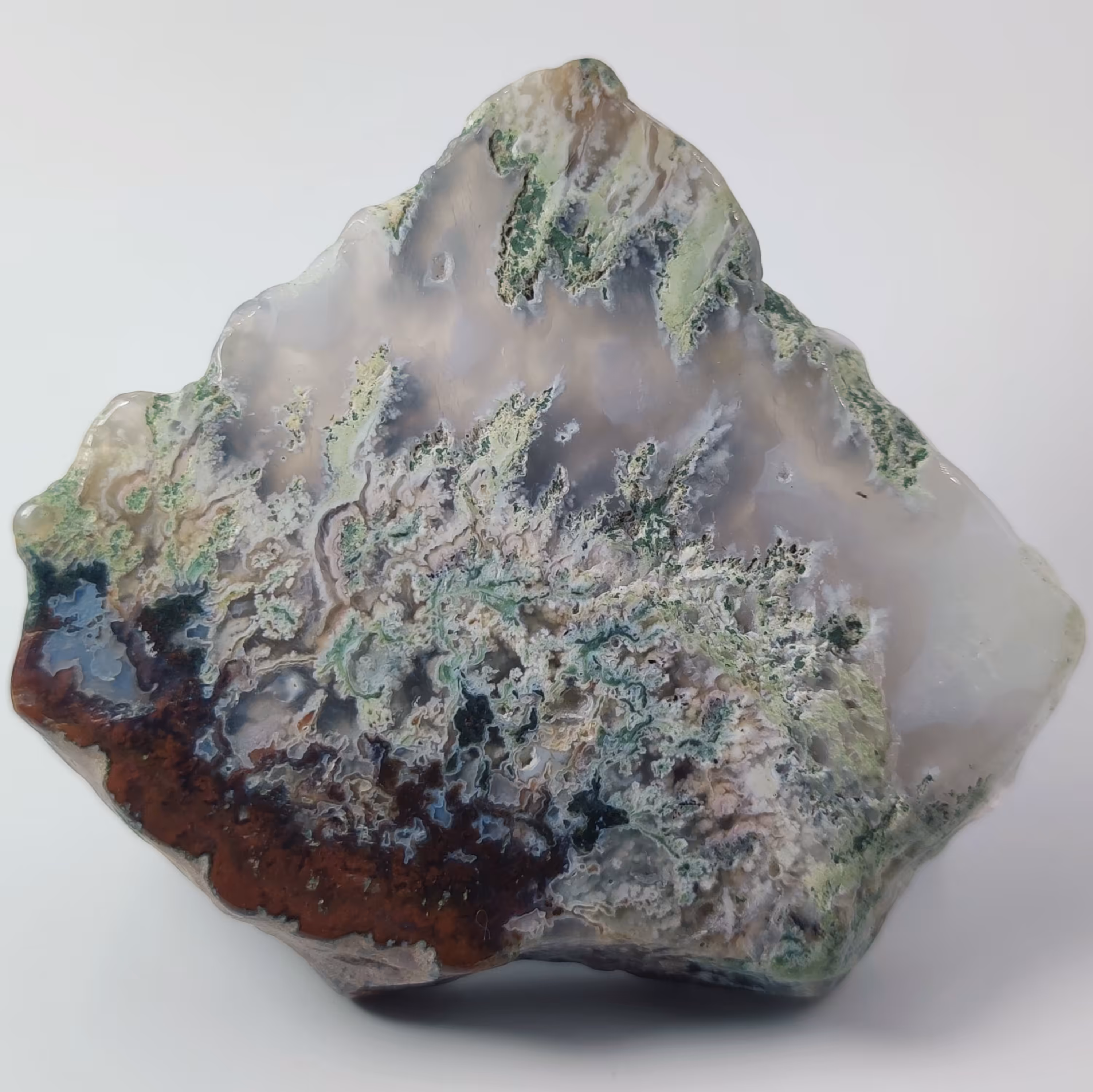 اسلایس پولیش خورده سنگ عقیق شجر معدنی