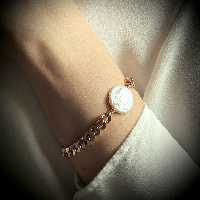  دستبندمروارید پرورشی و کارتیه-ارسال رایگان مهرک