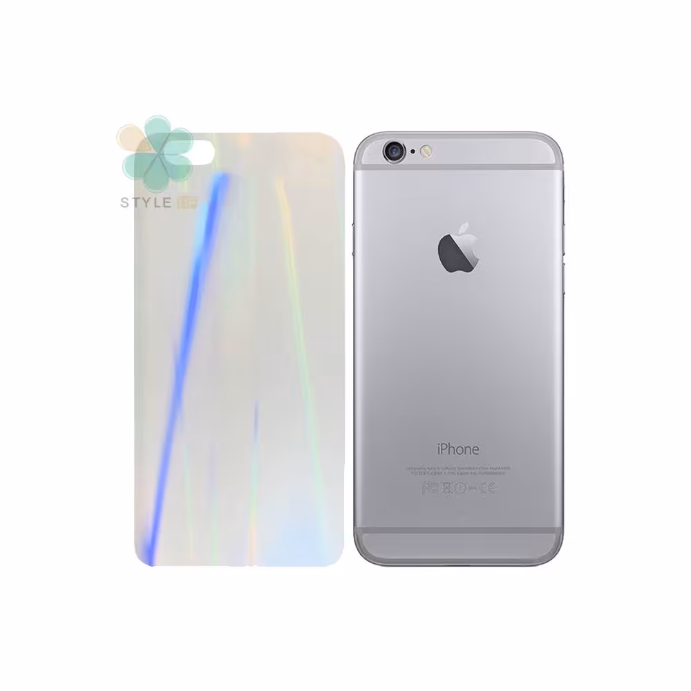 برچسب نانو پشت گوشی ‌آیفون iPhone 6 / 6s مدل رنگین کمان
