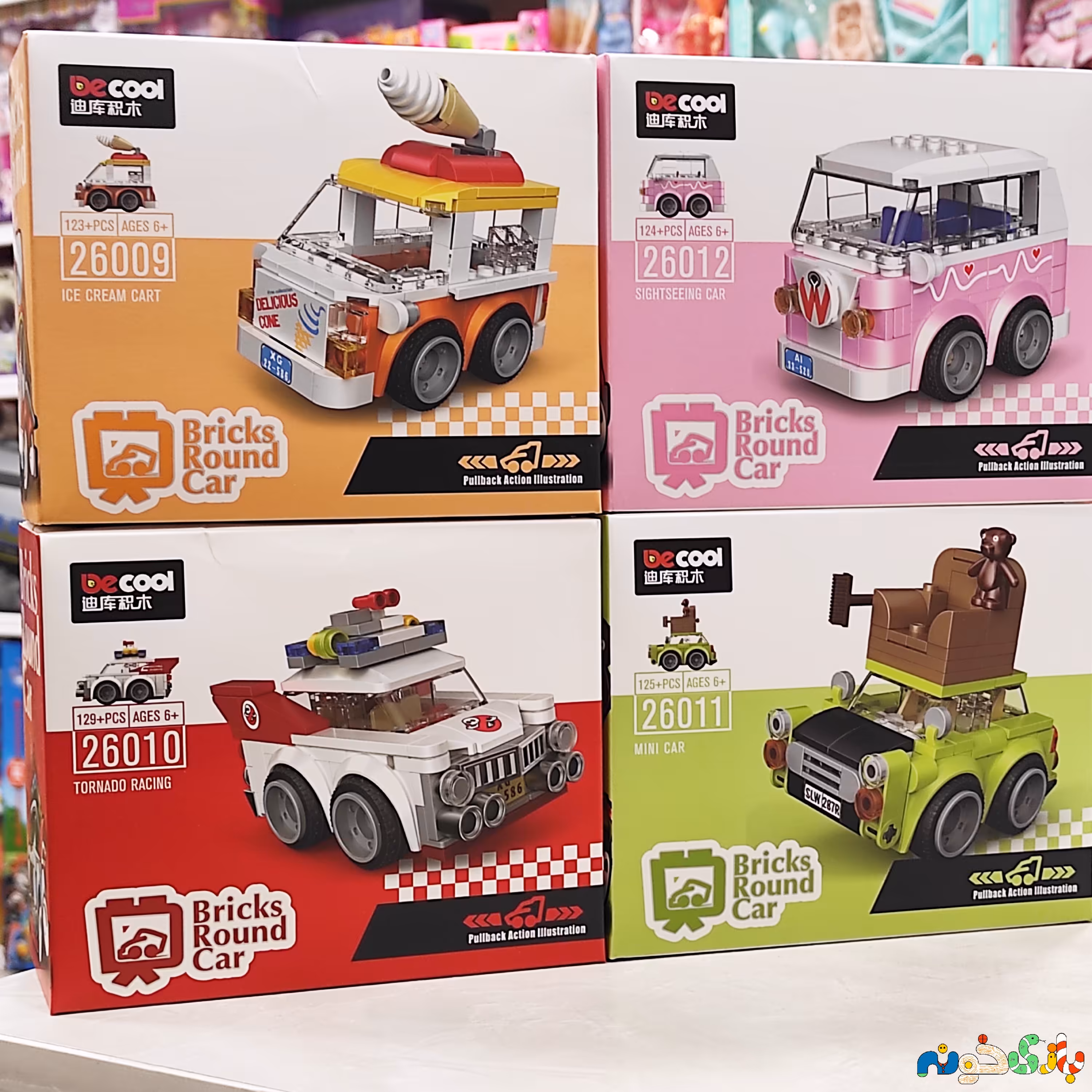 لگو ماشین های مسابقه ای و نوستالژی عقب کش برند Decool دارای 113قطعه 