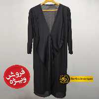 مانتو بهاره یقه آبشاری (بوتیک ترگل)