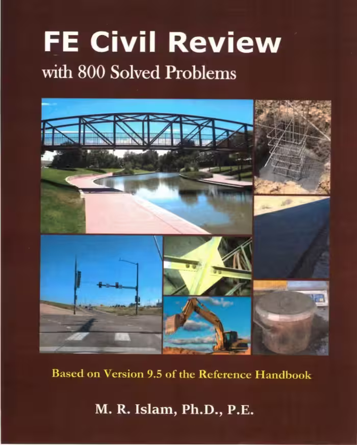 󾕇 دانلود کتاب FE Civil Review with 800 Solved Problems, 2018 - دانلود کتاب های دانشگاهی