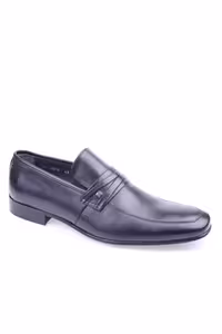 کفش های کژوال مشکی مردانه 1076 BASE LACE چرمی رایگان Fosco