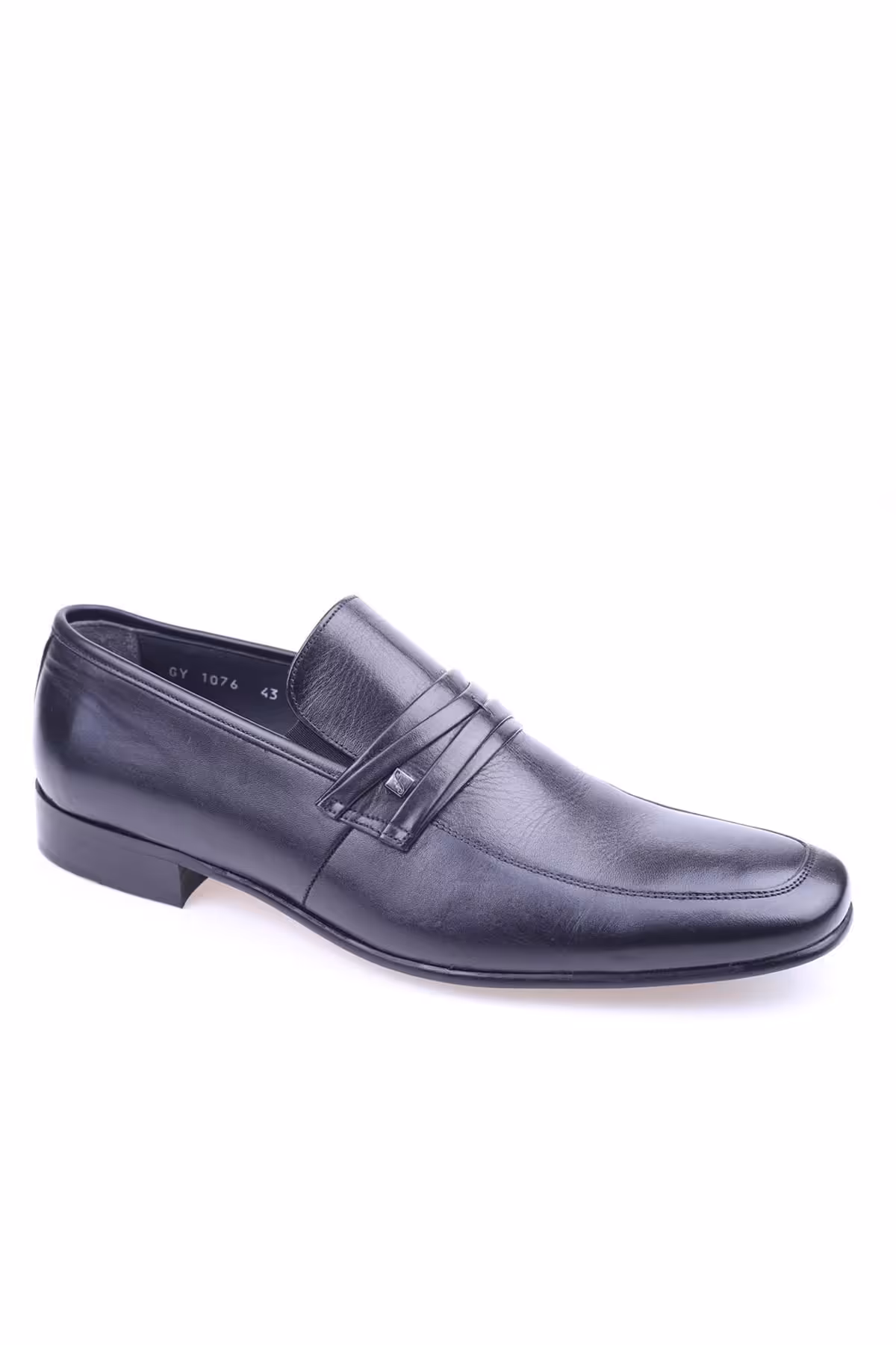 کفش های کژوال مشکی مردانه 1076 BASE LACE چرمی رایگان Fosco