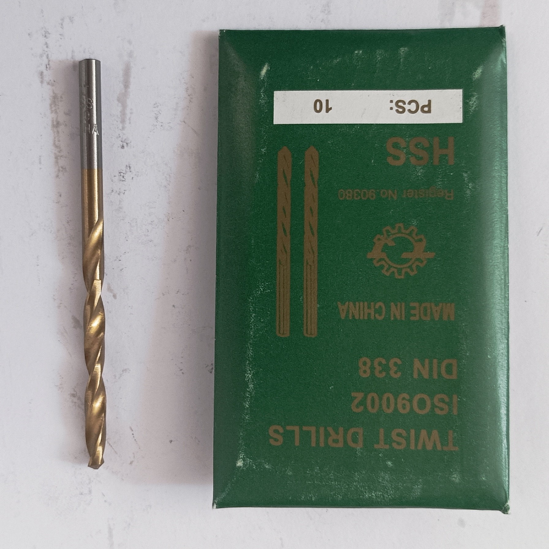 مته آهن طلایی سایز  4 میلی متر  HSS 