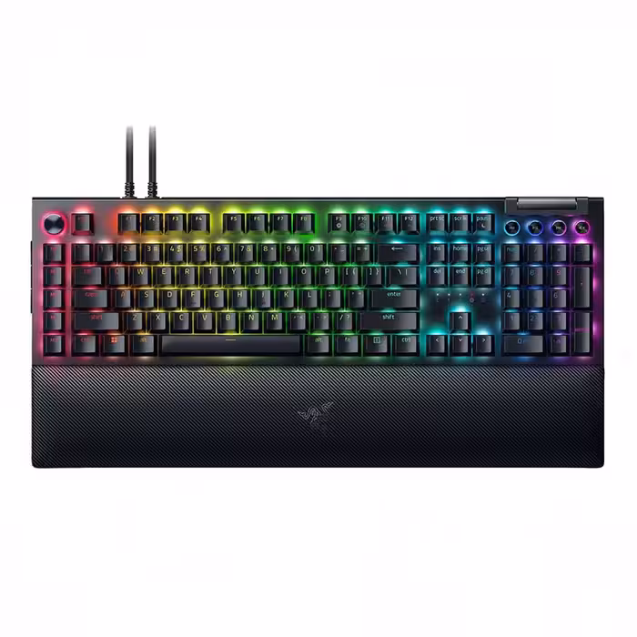 قیمت و خرید کیبورد گیمینگ باسیم ریزر BlackWidow V4 Pro Green Switch | یاس ارتباط