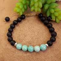 دستبند سنگی آمازونیت2