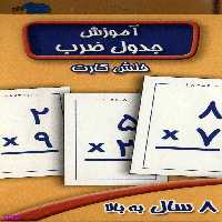 فلش کارت آموزش جدول ضرب اثر سوسن ژالی انتشارات عسل نشر