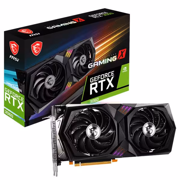 کارت گرافیک ام اس آی مدل GeForce RTX 3060 GAMING X 12G - پردیس پازار
