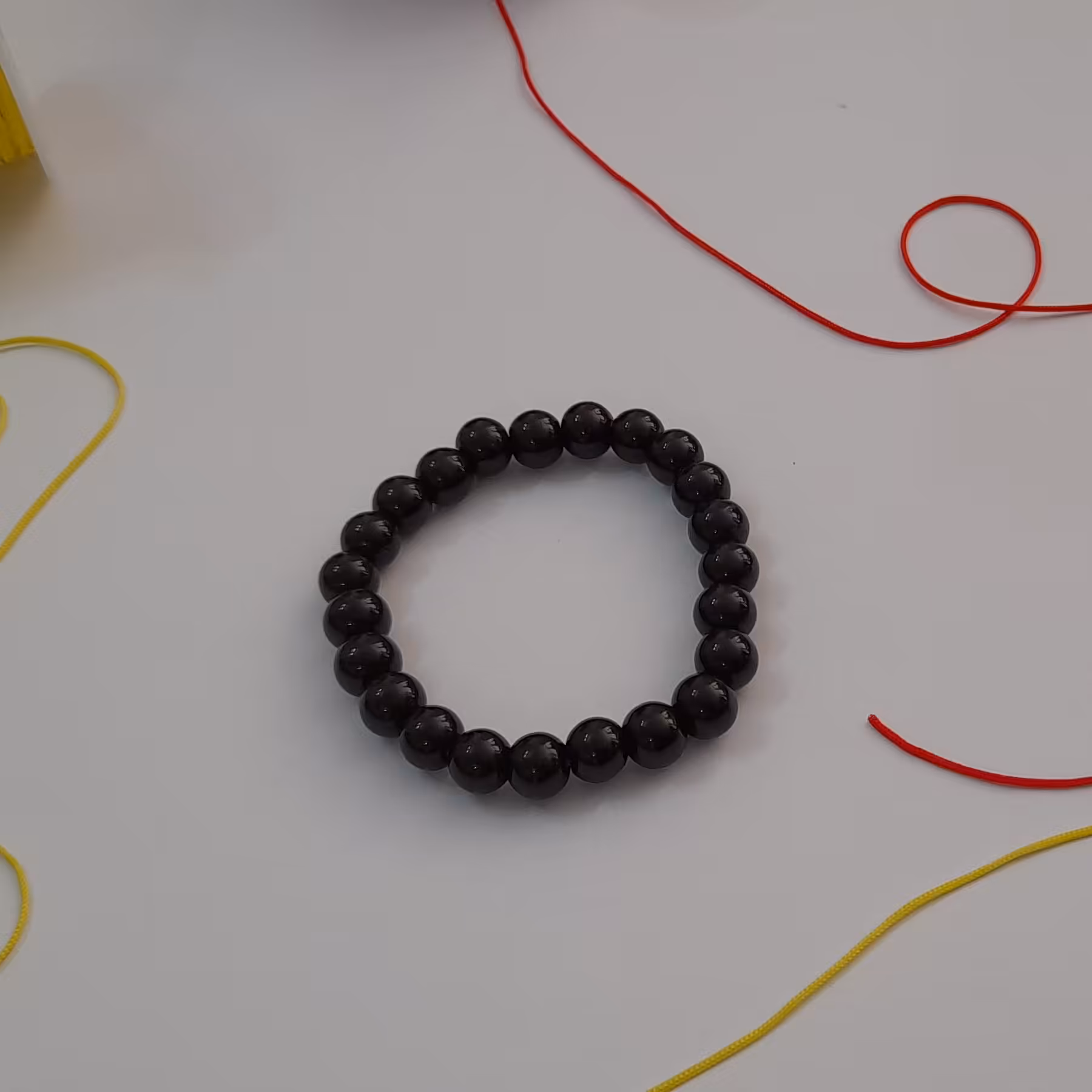 دستبند مرواریدی مشکی