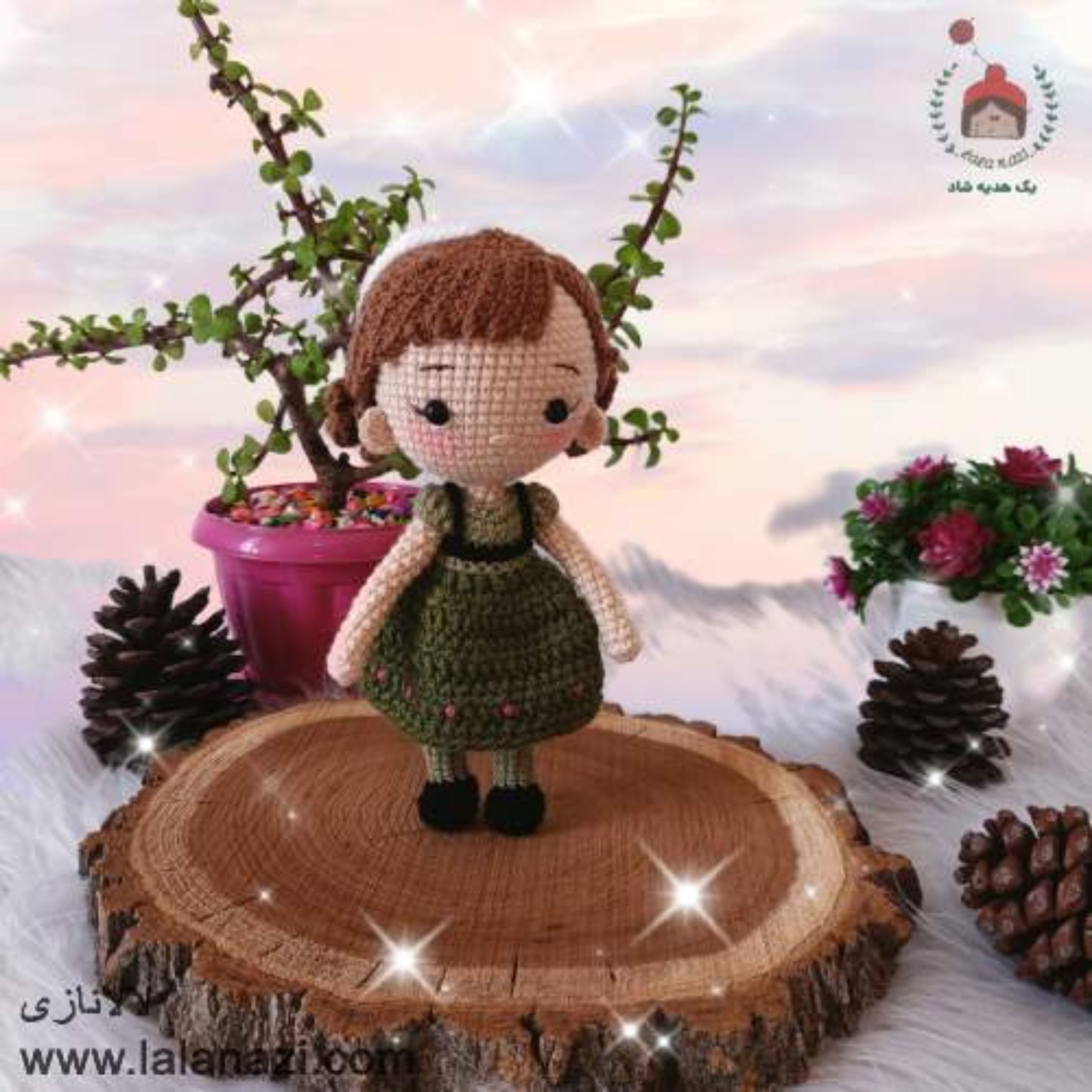 عروسک بافتنی پرنسس آنا ( کد 60364 )