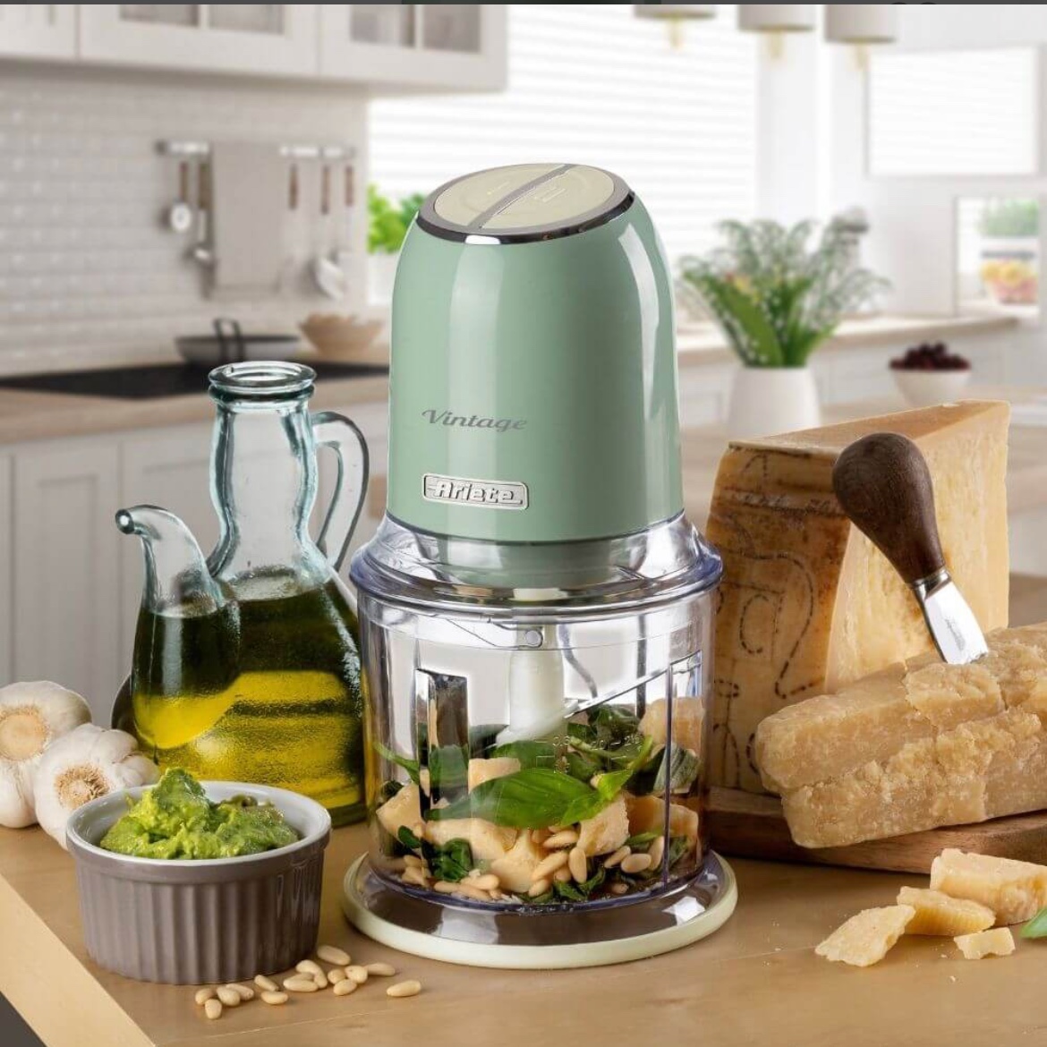 خردکن آریته ایتالیا آبی و سبزخوشرنگ سری لاکچری زیرمجموعه دلونگی Ariete