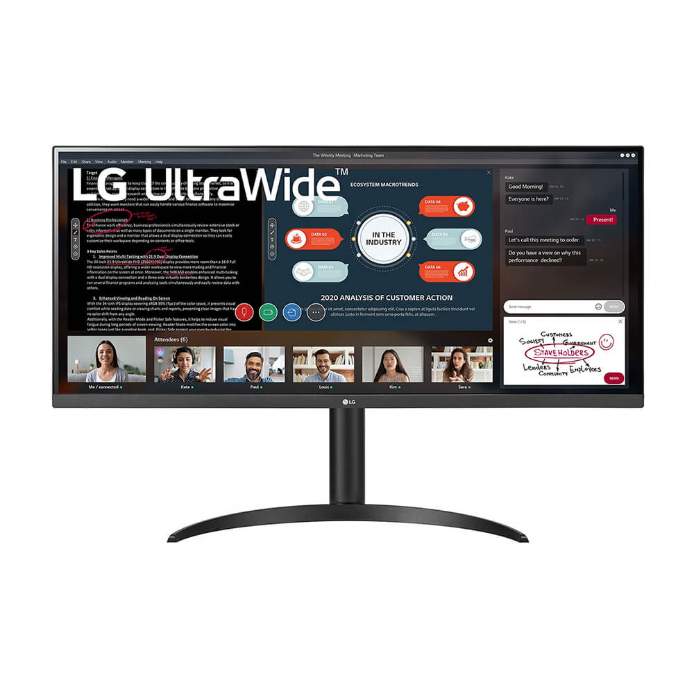 خرید آنلاین مانیتور ال جی LG‌‌ مدل 34WP550 سایز 34 اینچ