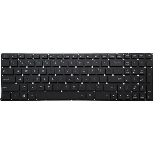 کیبرد لپ تاپ ایسوس X540 مشکی-اینترکوچک بدون فریم