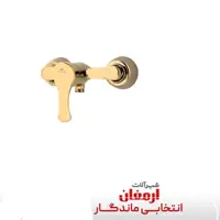 شیر  توالت ارمغان مدل پاپیون رنگ طلایی براق