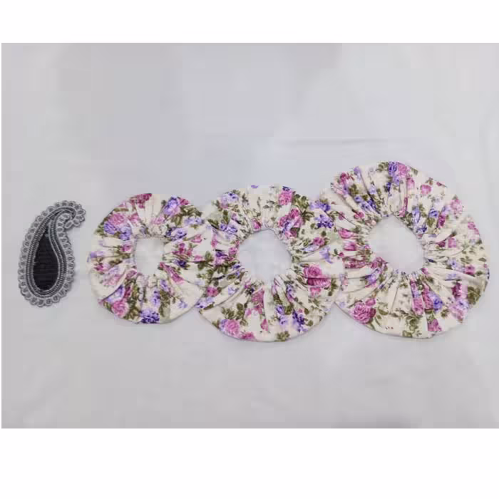 ست سه تیکه دمکنی  گل گلی سه سایز استاندارد 