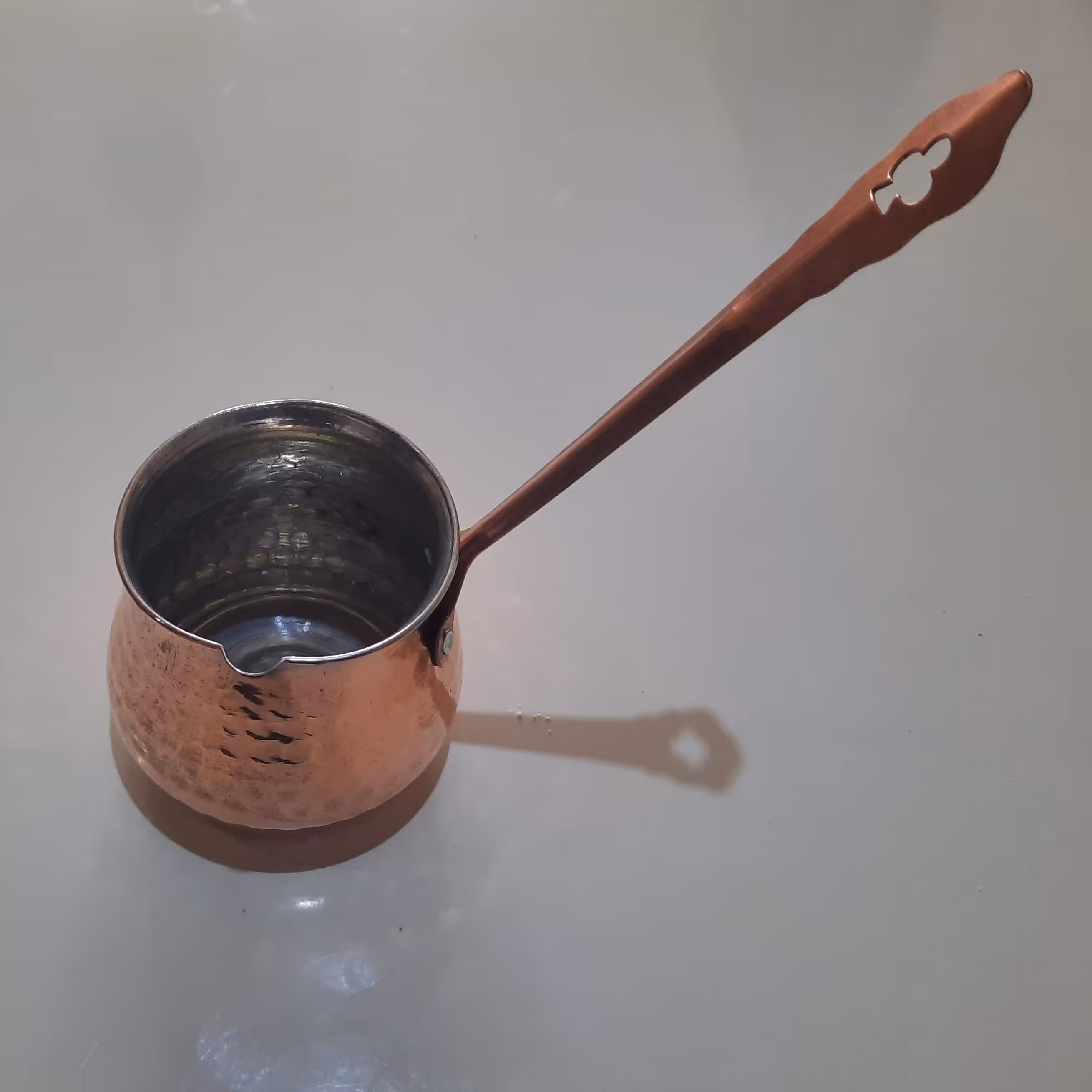 قهوه جوش چکشی مسی کوچک