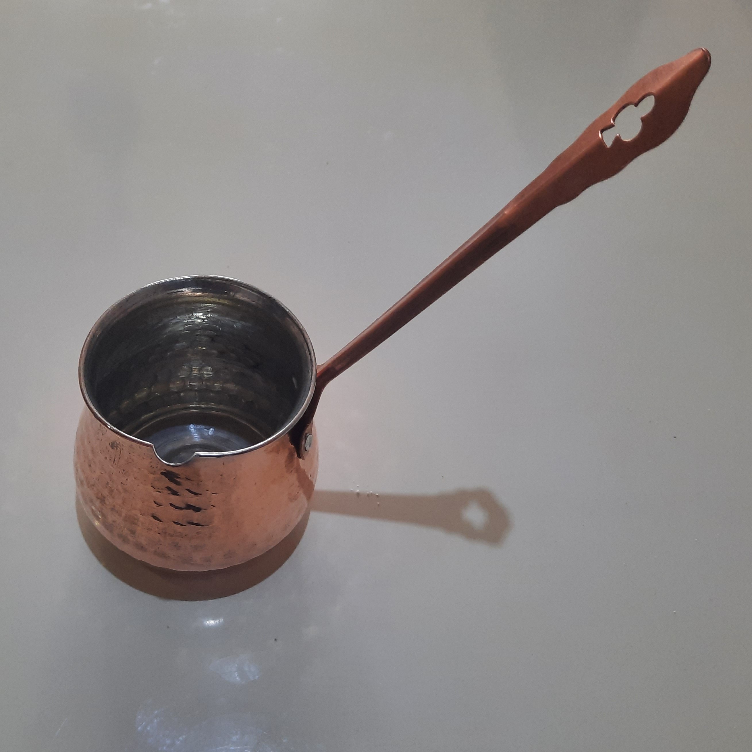 قهوه جوش چکشی مسی کوچک